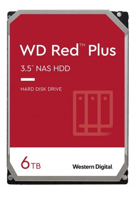 Накопичувач HDD SATA 6.0TB WD Red Plus 5400rpm 256MB (WD60EFPX)