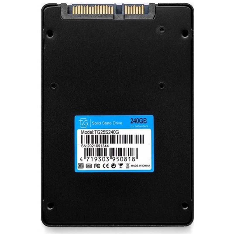 Накопичувач SSD  240GB T&G 2.5" SATAIII 3D TLC (TG25S240G)