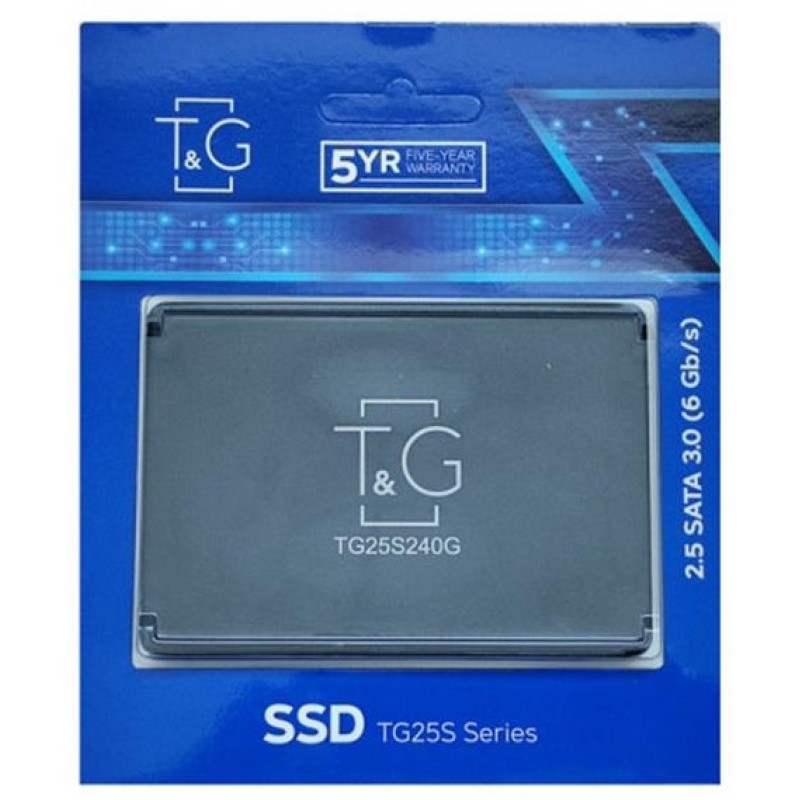 Накопичувач SSD  240GB T&G 2.5" SATAIII 3D TLC (TG25S240G)