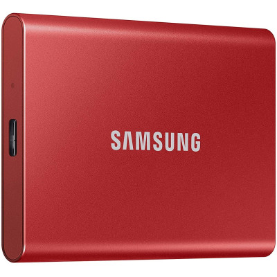 Накопичувач зовнішній SSD 2.5` USB 1.0TB Samsung T7 Red (MU-PC1T0R/WW)