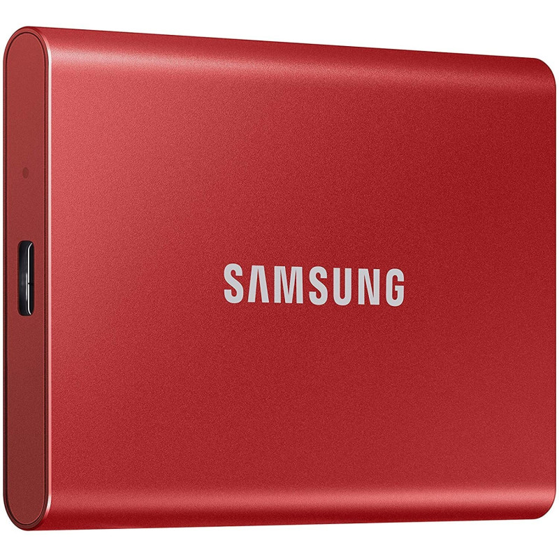 Накопичувач зовнішній SSD 2.5" USB 1.0TB Samsung T7 Red (MU-PC1T0R/WW)