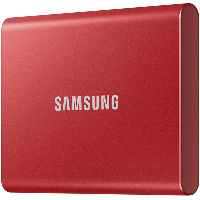 Накопичувач зовнішній SSD 2.5` USB 1.0TB Samsung T7 Red (MU-PC1T0R/WW)