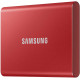 Накопичувач зовнішній SSD 2.5" USB 1.0TB Samsung T7 Red (MU-PC1T0R/WW)