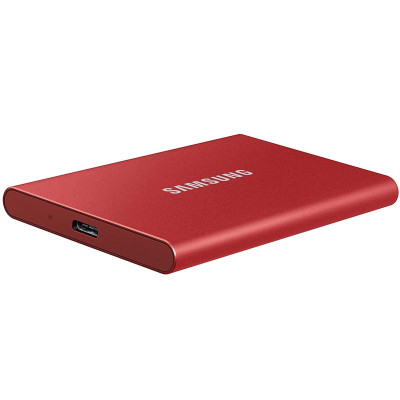 Накопичувач зовнішній SSD 2.5` USB 1.0TB Samsung T7 Red (MU-PC1T0R/WW)