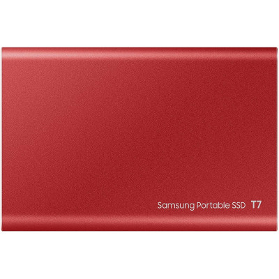 Накопичувач зовнішній SSD 2.5` USB 1.0TB Samsung T7 Red (MU-PC1T0R/WW)
