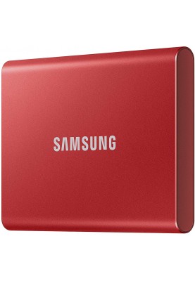 Накопичувач зовнішній SSD 2.5" USB 2.0TB Samsung T7 Red (MU-PC2T0R/WW)