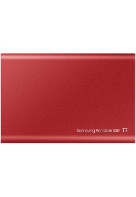 Накопичувач зовнішній SSD 2.5" USB 2.0TB Samsung T7 Red (MU-PC2T0R/WW)