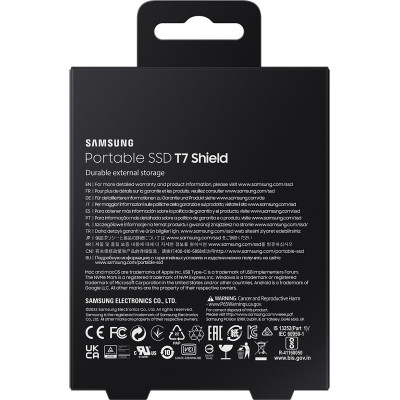 Накопичувач зовнішній SSD 2.5` USB 1.0TB Samsung T7 Shield Black (MU-PE1T0S/EU)