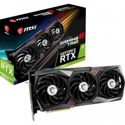 Відеокарта GF RTX 3060 Ti 8GB GDDR6X Gaming X Trio 8GD6X MSI (GeForce RTX 3060 Ti Gaming X Trio 8GD6X)