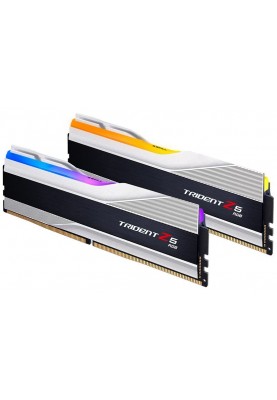 Модуль пам`ятi DDR5 2x32GB/6000 G.Skill Trident Z5 RGB Silver (F5-6000J3238G32GX2-TZ5RS)