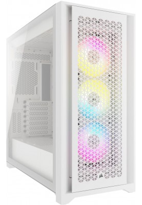 Корпус Corsair iCUE 5000D RGB AirFlow Tempered Glass White (CC-9011243-WW) без БЖ