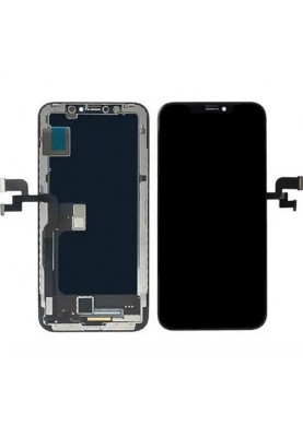 Дисплей iPhone X у зборі з сенсором та рамкою black (GX Hard OLED) (I13855)