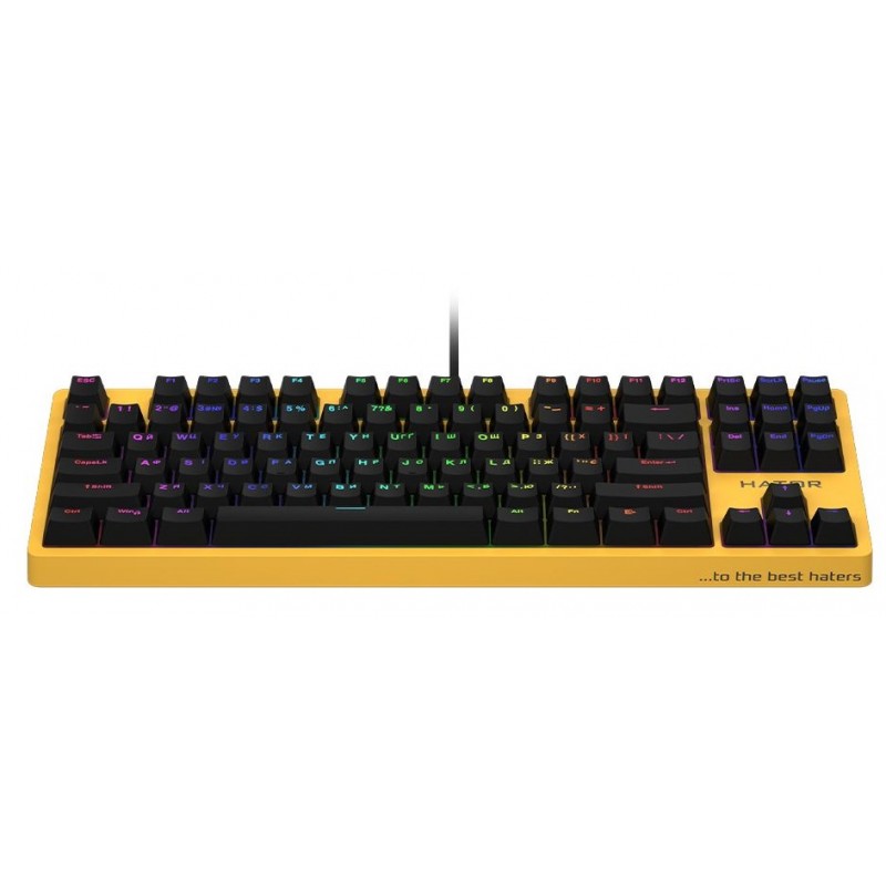 Клавіатура Hator Rockfall EVO TKL Kailh Optical Yellow (HTK-632)