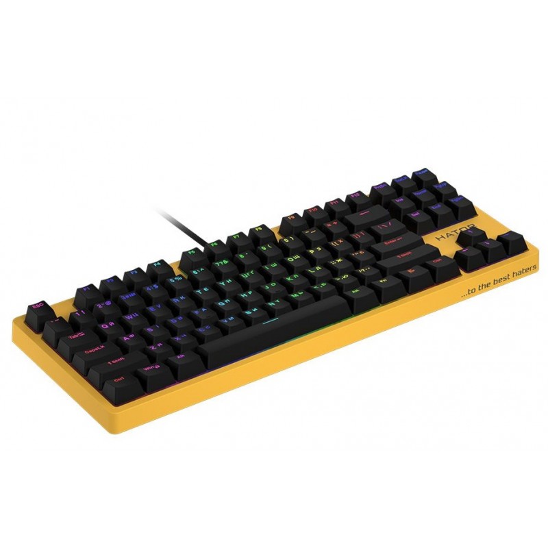 Клавіатура Hator Rockfall EVO TKL Kailh Optical Yellow (HTK-632)