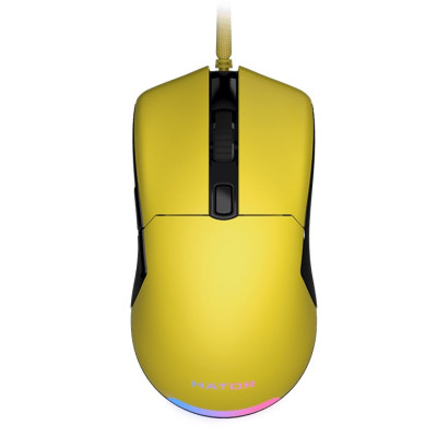 Мишка Hator Pulsar Essential Yellow (HTM-308) USB