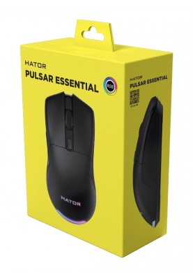 Мишка Hator Pulsar Essential Yellow (HTM-308) USB