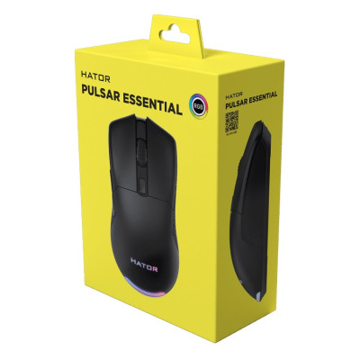 Мишка Hator Pulsar Essential Yellow (HTM-308) USB