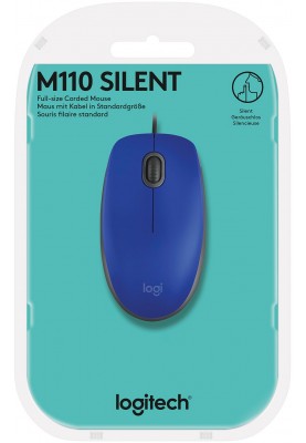 Мишка Logitech M110 Silent Blue USB (910-005488)