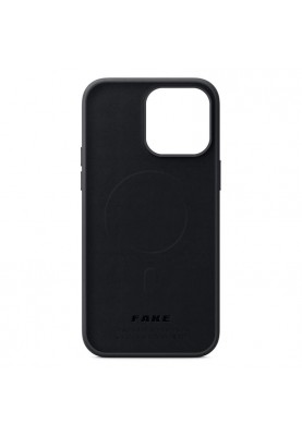 Чохол-накладка Armorstandart Fake Leather для Apple iPhone 14 Pro Max Black (ARM64400)