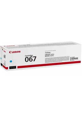 Картридж Canon 067 MF651Cw/MF655Cdw/MF657Cdw/LBP631Cw/LBP633Cdw Cyan (5101C002)