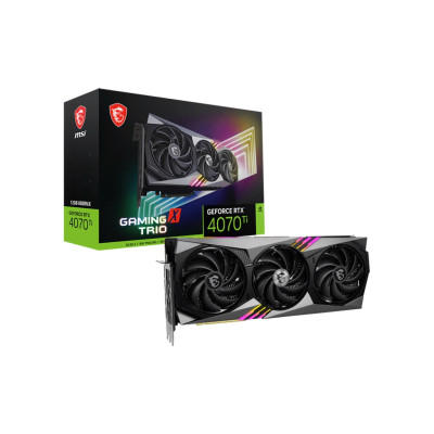 Відеокарта GF RTX 4070 Ti 12GB GDDR6X Gaming X Trio MSI (GeForce RTX 4070 Ti GAMING X TRIO 12G)