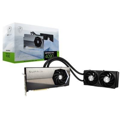 Відеокарта GF RTX 4090 24GB GDDR6X SUPRIM LIQUID X MSI (GeForce RTX 4090 SUPRIM LIQUID X 24G)