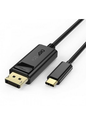 Кабель Choetech DisplayPort - USB Type-C (M/M), 1.8 м, Black (XCP-1801BK)