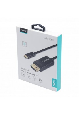 Кабель Choetech DisplayPort - USB Type-C (M/M), 1.8 м, Black (XCP-1801BK)