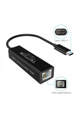 Мережевий адаптер Choetech HUB-R01 USB-C to RJ45 1Gbps