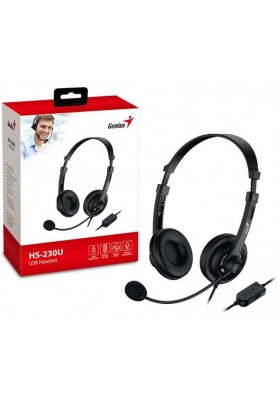 Гарнiтура Genius HS-230U Black (31710021400)