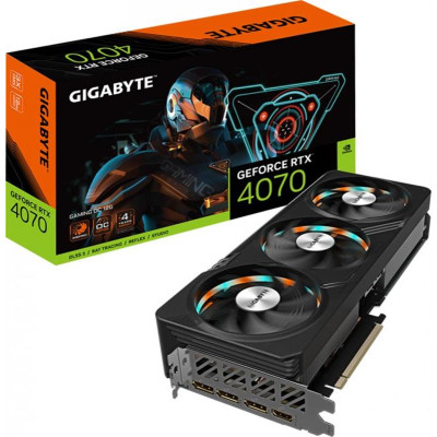 Відеокарта GF RTX 4070 12GB GDDR6X Gaming OC Gigabyte (GV-N4070GAMING OC-12GD)