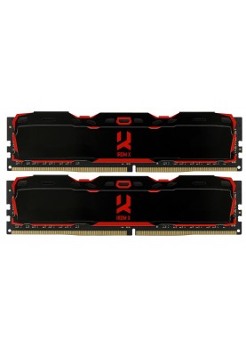 Модуль пам`ятi DDR4 2x4GB/2666 GOODRAM Iridium X Black (IR-X2666D464L16S/8GDC)