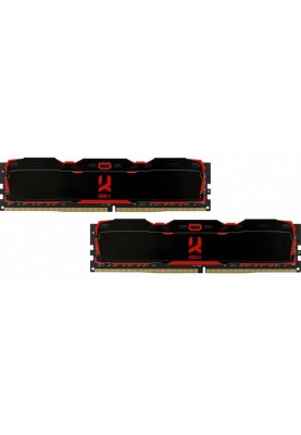 Модуль пам`ятi DDR4 2x4GB/2666 GOODRAM Iridium X Black (IR-X2666D464L16S/8GDC)