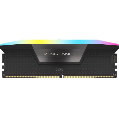 Модуль пам`ятi DDR5 2x16GB/6400 Corsair Vengeance RGB Black (CMH32GX5M2B6400C32)