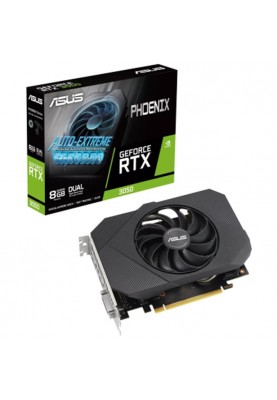 Відеокарта GF RTX 3050 8GB GDDR6 Phoenix V2 Asus (PH-RTX3050-8G-V2)