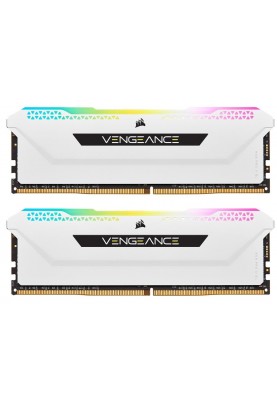 Модуль пам`ятi DDR4 2x16GB/3600 Corsair Vengeance RGB Pro SL White (CMH32GX4M2D3600C18W)