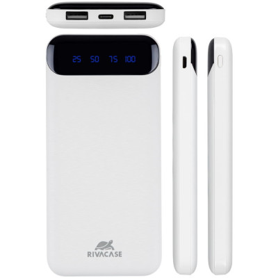 Універсальна мобільна батарея Rivacase Rivapower 10000mAh White (VA2240)