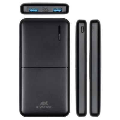 Універсальна мобільна батарея Rivacase Rivapower 10000mAh Black (VA2532)