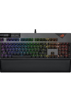 Клавiатура Asus ROG Strix Flare II LED 104key NX Red US Black/Grey (90MP02D6-BKUA01)