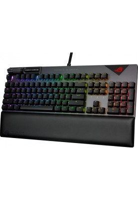 Клавiатура Asus ROG Strix Flare II LED 104key NX Red US Black/Grey (90MP02D6-BKUA01)