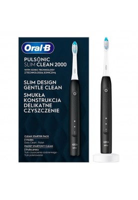 Зубна електрощітка Braun Oral-B 2000 S111.513.2 Pulsonic Slim Clean Black