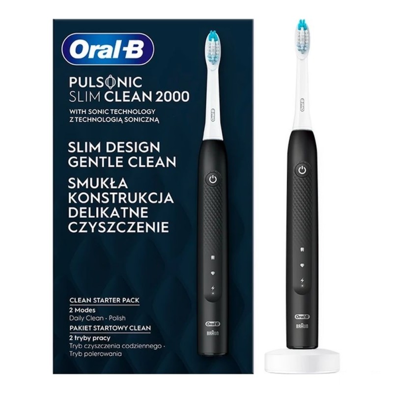 Зубна електрощітка Braun Oral-B 2000 S111.513.2 Pulsonic Slim Clean Black