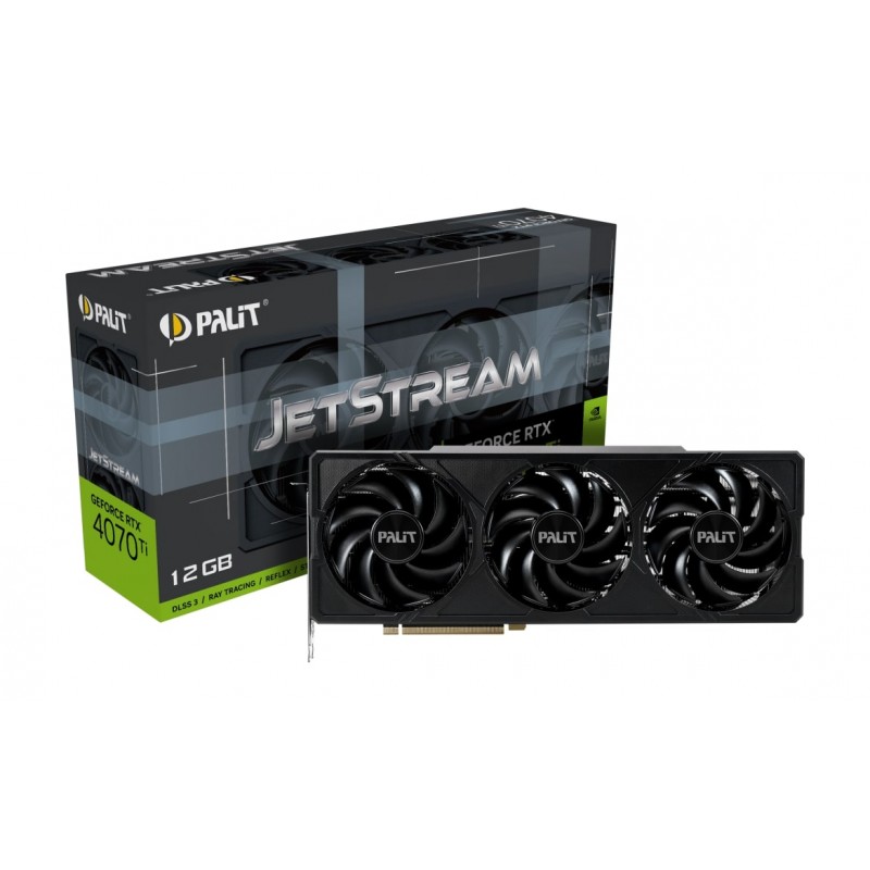 Відеокарта GF RTX 4070 Ti 12GB GDDR6X JetStream Palit (NED407T019K9-1043J)