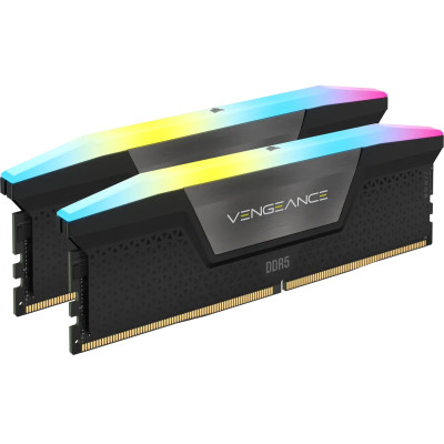Модуль пам`ятi DDR5 2x16GB/6000 Corsair Vengeance RGB Black (CMH32GX5M2E6000C36)