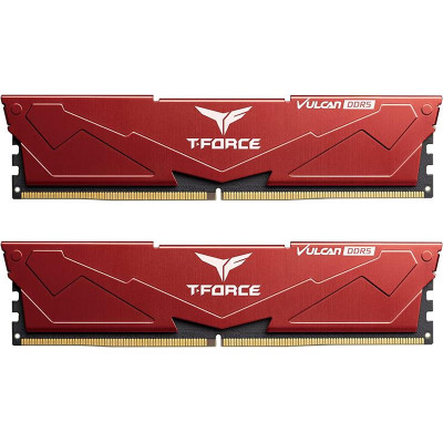 Модуль пам`ятi DDR5 2x16GB/6000 Team T-Force Vulcan Red (FLRD532G6000HC38GDC01)