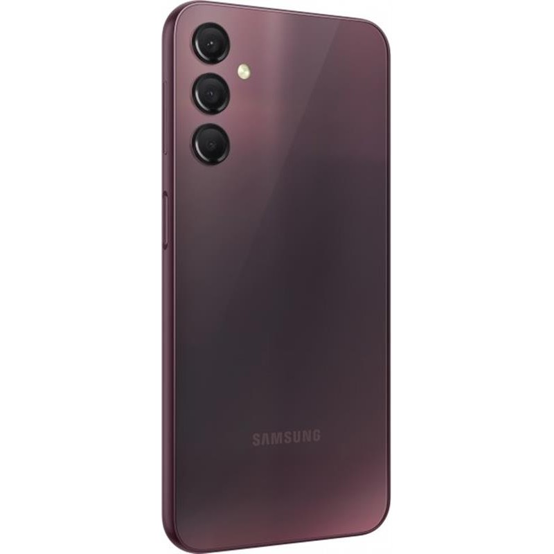 Смартфон Samsung Galaxy A24 SM-A245 6/128GB Dual Sim Dark Red (SM-A245FDRVSEK)