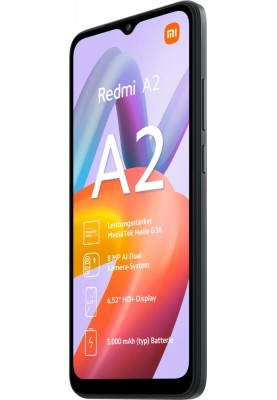 Смартфон Xiaomi Redmi A2 2/32GB Dual Sim Black EU_