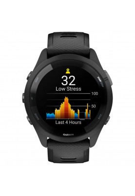 Смарт-годинник Garmin Forerunner 265 Black Bezel and Case with Black/Powder Gray Silicone Band (010-02810-50)