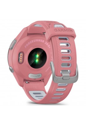 Смарт-годинник Garmin Forerunner 265S Black Bezel with Light Pink Case and Light Pink/Whitestone Silicone Band (010-02810-55)