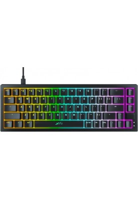 Клавіатура Xtrfy K5 RGB Kailh Red Hot-swap Black (K5-RGB-CPT-BLACK-R-UKR) USB